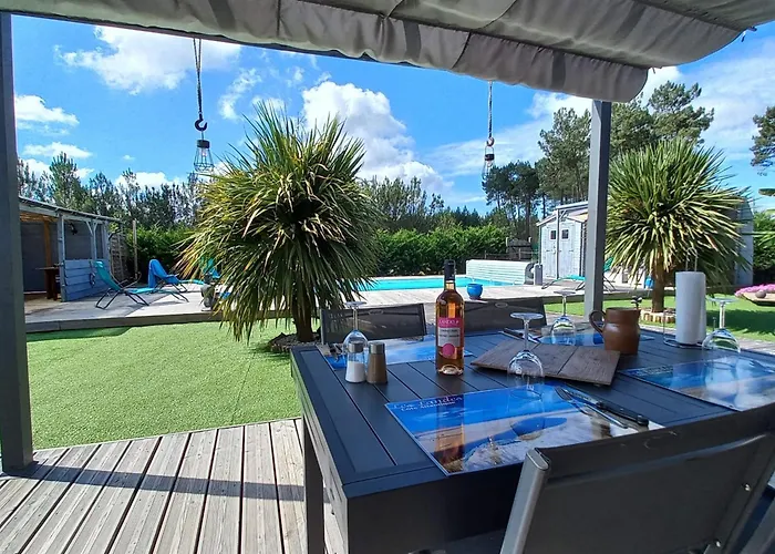 Maison A Avec Jardin Et Acces Foret - Fr-1-50-166 * Escource